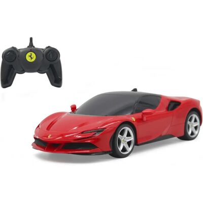 Zdalnie sterowane auto Ferrari SF90 Stradale - 1:24 - Elektryczne, Czerwone Zdalnie sterowane auto Ferrari SF90 Stradale - 1:24 - Elektryczne, Czerwone