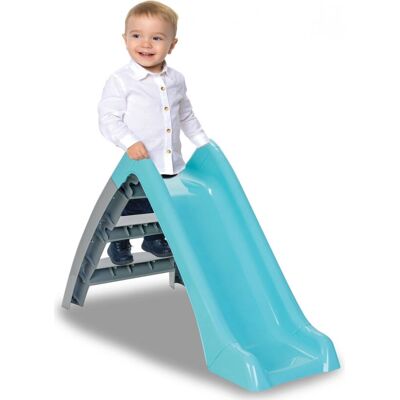JAMARA Happy Slide Toboggan pour enfants bleu pastel intérieur/extérieur - Publicité JAMARA Happy Slide Toboggan pour enfants bleu pastel intérieur/extérieur - Publicité