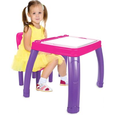Jamara Kinderstuhl + Kindertisch, Lets Study - Rosa Jamara Kinderstuhl + Kindertisch, Lets Study - Rosa