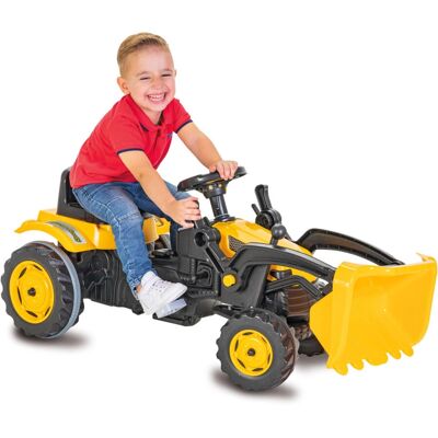 Tracteur à pédales Strong Bull Jaune avec Chargeur Avant - Jouet pour enfants - Publicité Tracteur à pédales Strong Bull Jaune avec Chargeur Avant - Jouet pour enfants - Publicité