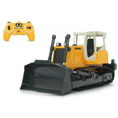 Jamara Liebherr RC Bulldozer - 1:20, Gul, Fjärrkontroll Jamara Liebherr RC Bulldozer - 1:20, Gul, Fjärrkontroll