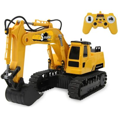 JAMARA S-Matic RC Excavator - Multi-Player, 2.4GHz, Yellow JAMARA S-Matic RC Excavator - Multi-Player, 2.4GHz, Yellow