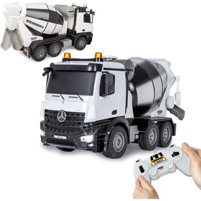 JAMARA Mercedes-Benz Arocs Liebherr 1:20 Ferngesteuertes LKW - Weiß JAMARA Mercedes-Benz Arocs Liebherr 1:20 Ferngesteuertes LKW - Weiß
