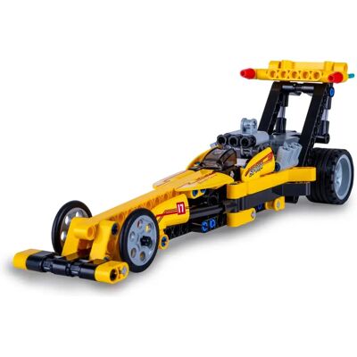 CaDA Drag Racing Briques Jaunes - Ensemble de blocs pour fans de sport automobile - Ensemble de blocs CaDA Drag Racing Briques Jaunes - Ensemble de blocs pour fans de sport automobile - Ensemble de blocs