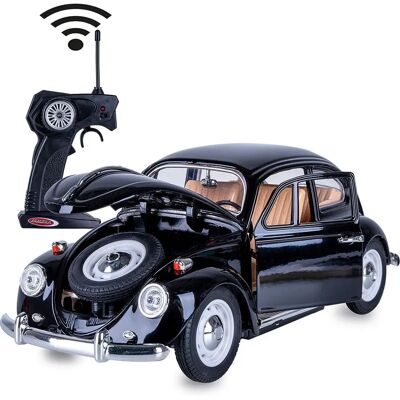JAMARA - VW Käfer RC Diecast 1:18 - svart - 27MHz - RC car JAMARA - VW Käfer RC Diecast 1:18 - svart - 27MHz - RC car