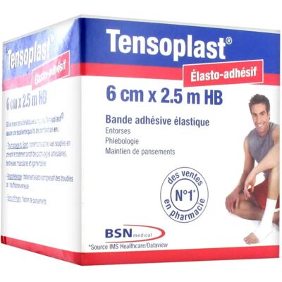 Bandage Élastique Tensoplast - Contention - Publicité Bandage Élastique Tensoplast - Contention - Publicité