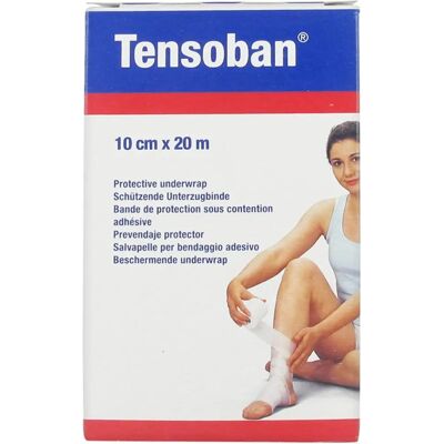 Bande de protection en mousse auto-adhésive Essity Tensoban - Bande de protection - Publicité Bande de protection en mousse auto-adhésive Essity Tensoban - Bande de protection - Publicité