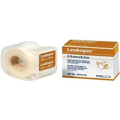 Nastro adesivo tessuto Leukopor per pelle sensibile - BSN Medical Nastro adesivo tessuto Leukopor per pelle sensibile - BSN Medical
