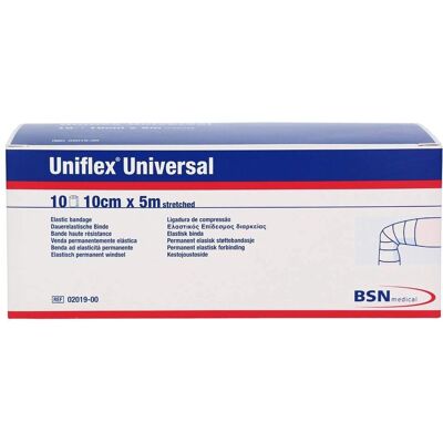 Bandage universel UNIFLEX de BSN - 10cm x 5m, Blanc - Qualité médicale - Publicité Bandage universel UNIFLEX de BSN - 10cm x 5m, Blanc - Qualité médicale - Publicité