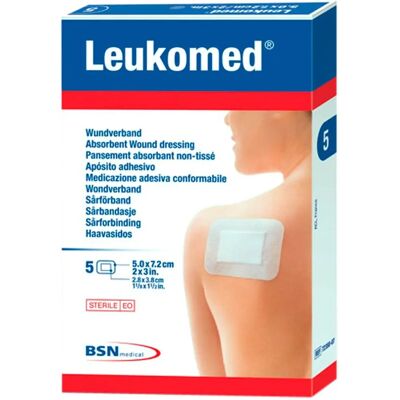 Bsn Medical Leukomed Steriler Wundverband - 5x7 Zoll Bsn Medical Leukomed Steriler Wundverband - 5x7 Zoll