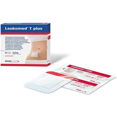 BSN Medical Leukomed T Plus Tape - 8cm x 10cm - 5 Stk BSN Medical Leukomed T Plus Tape - 8cm x 10cm - 5 Stk