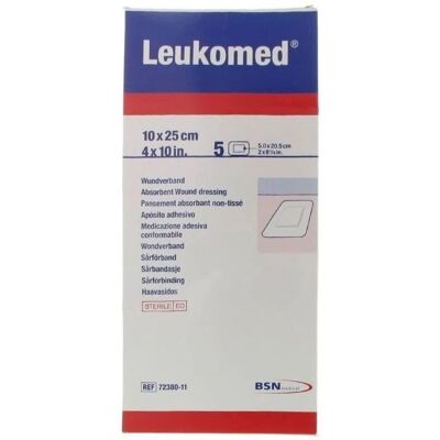 BSN Medical Leukomed Postoperative Wundauflagen - 10x25cm - 5 Stück BSN Medical Leukomed Postoperative Wundauflagen - 10x25cm - 5 Stück
