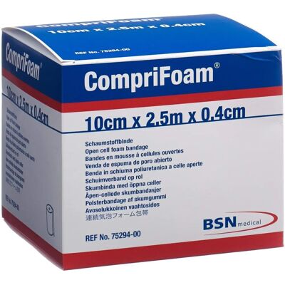 BSN Medical CompriFoam 10cm x 2,5m - Bande de mousse à pression BSN Medical CompriFoam 10cm x 2,5m - Bande de mousse à pression