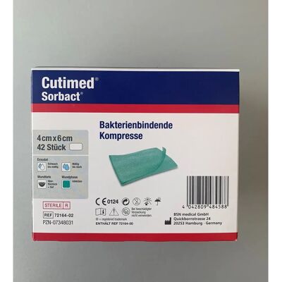 BSN medical GmbH Cutimed Sorbact Kompressen - 4x6 cm - 42 St BSN medical GmbH Cutimed Sorbact Kompressen - 4x6 cm - 42 St