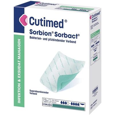 BSN medical GmbH - Cutimed Sorbion Sorbact Wundauflage 10x10 cm - Wound Dressing BSN medical GmbH - Cutimed Sorbion Sorbact Wundauflage 10x10 cm - Wound Dressing