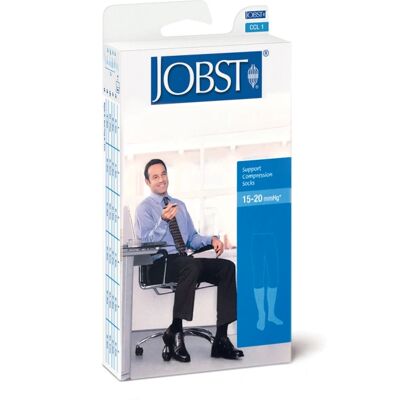 Calze compressive Jobst per uomo - 15-20mmHg - Nero - Taglia 5 Calze compressive Jobst per uomo - 15-20mmHg - Nero - Taglia 5