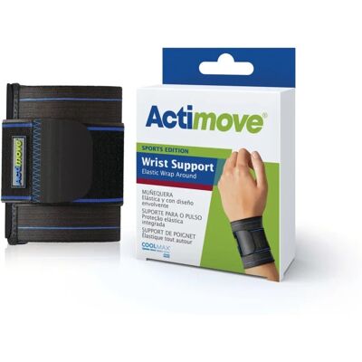 Actimove Black Wrist Support - Sport Edition Actimove Black Wrist Support - Sport Edition