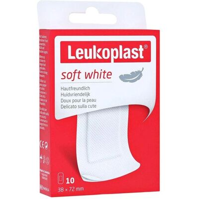 Leukoplast Soft White 72x38mm Cerotto Traspirante - Cura di Piccole Ferite Leukoplast Soft White 72x38mm Cerotto Traspirante - Cura di Piccole Ferite