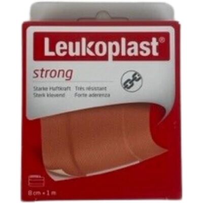 Essity Leukoplast Strong 8cm x 1m - Pansement - Publicité Essity Leukoplast Strong 8cm x 1m - Pansement - Publicité
