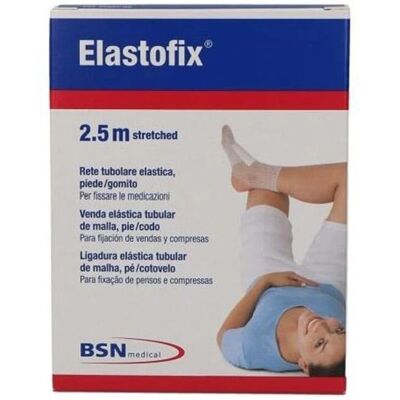 Essity Italy Spa Elastofix - Benda Elastica Piede/Caviglia/Gomito 250cm - Rete Tubolare Elastica per Applicazioni Rapide Essity Italy Spa Elastofix - Benda Elastica Piede/Caviglia/Gomito 250cm - Rete Tubolare Elastica per Applicazioni Rapide