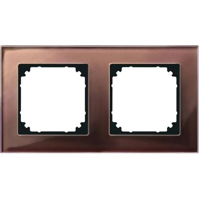 Merten Modell 489215 Rahmen Glas Mahagonibraun - Rahmen Merten Modell 489215 Rahmen Glas Mahagonibraun - Rahmen