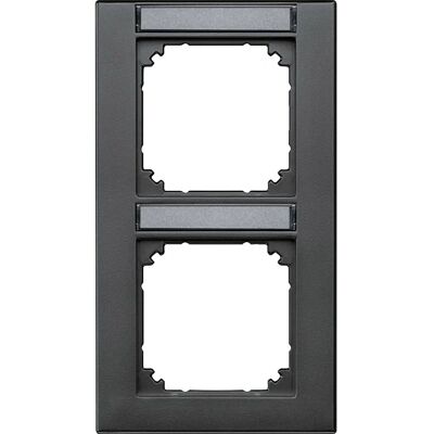 Merten Modell 476214 - Elektrischer Rahmen, anthrazit, vertikal/horizontal Merten Modell 476214 - Elektrischer Rahmen, anthrazit, vertikal/horizontal