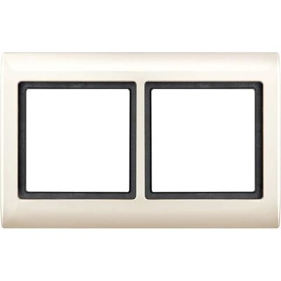 Merten 400244 Rahmen - Weiß, 2-fach, Glänzend - Schalter Rahmen Merten 400244 Rahmen - Weiß, 2-fach, Glänzend - Schalter Rahmen