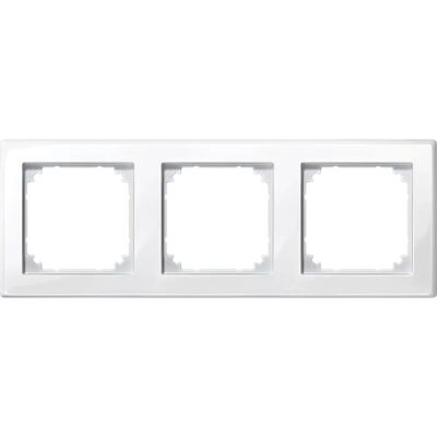 Schneider Electric M-Smart Wandrahmen Weiß - 3-fach Schneider Electric M-Smart Wandrahmen Weiß - 3-fach