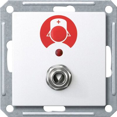 Module Interrupteur/Prise Merten - Bouton d'appel & Prise - Blanc - Publicité Module Interrupteur/Prise Merten - Bouton d'appel & Prise - Blanc - Publicité