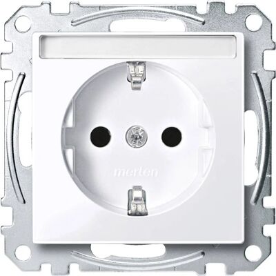 Prise Merten Blanche - Power Outlet - Publicité Prise Merten Blanche - Power Outlet - Publicité