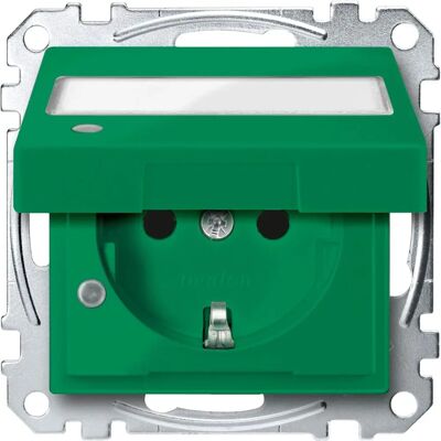 Merten MEG2313-0304 Grüne Schuko-Steckdose - Steckdosen-Modul Merten MEG2313-0304 Grüne Schuko-Steckdose - Steckdosen-Modul