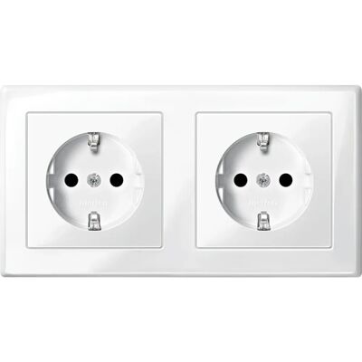 Schneider Electric Merten 2-Fach Schutzkontakt - M-Smart Serie Schneider Electric Merten 2-Fach Schutzkontakt - M-Smart Serie