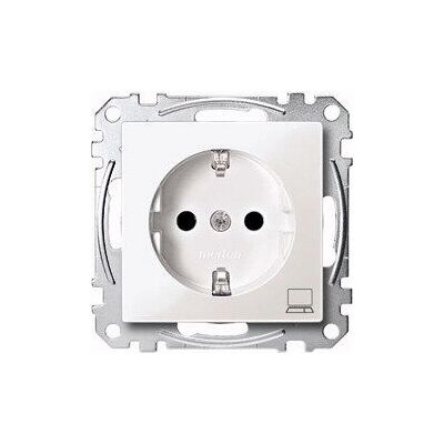 Merten MEG2350-0460 Aluminium SCHUKO-Steckdose - Steckdose Merten MEG2350-0460 Aluminium SCHUKO-Steckdose - Steckdose