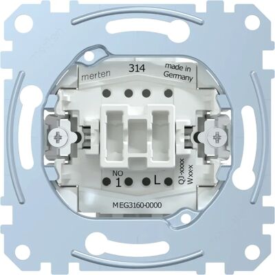 Merten MEG3160-0000 Wipptaster-Modul mit Beleuchtung Merten MEG3160-0000 Wipptaster-Modul mit Beleuchtung