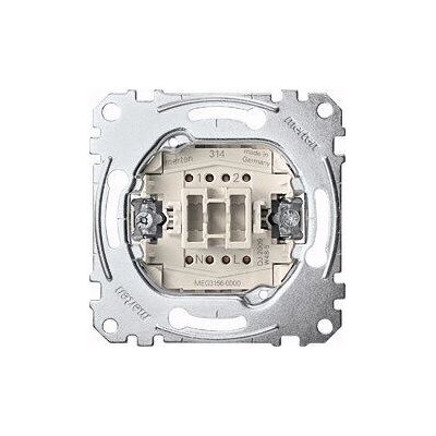 Merten Metallic Pushbutton Switch - 1P 10A 250V - Electrical Switch Merten Metallic Pushbutton Switch - 1P 10A 250V - Electrical Switch