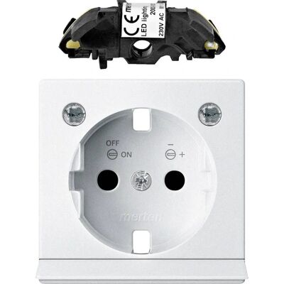 Merten MEG2334-0419 - Zentralplatte für Steckdose LED Nachtlicht Merten MEG2334-0419 - Zentralplatte für Steckdose LED Nachtlicht