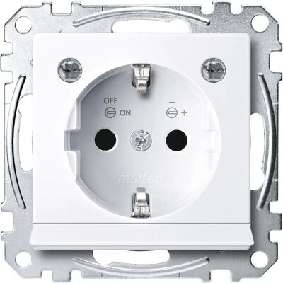 Merten Sistema M Presa con Illuminazione LED - Presa di corrente Merten Sistema M Presa con Illuminazione LED - Presa di corrente