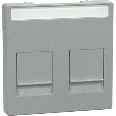 Merten MEG4564-0460 - Aluminium Zentralplatte für Modular-Jack Merten MEG4564-0460 - Aluminium Zentralplatte für Modular-Jack