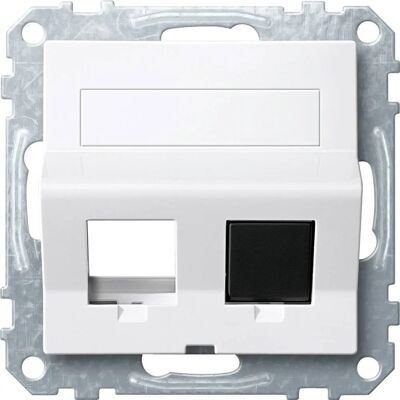 Merten Meg4568-0319 Polar Hvid - Modular Jack Merten Meg4568-0319 Polar Hvid - Modular Jack