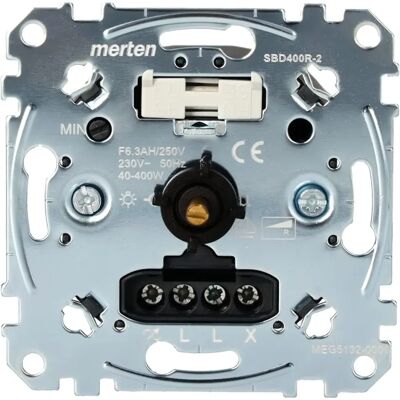 Merten MEG5132-0000 Dimmerbrytare - 40-400W - för resistiv belastning Merten MEG5132-0000 Dimmerbrytare - 40-400W - för resistiv belastning
