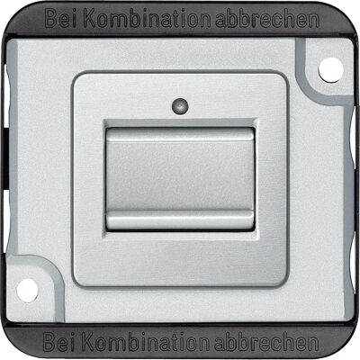 Merten MEG3117-7060 - Kreuzschalter - 1-polig, Silber Merten MEG3117-7060 - Kreuzschalter - 1-polig, Silber
