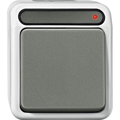 Merten MEG3154-8029 Light Grey Touch Switch - Switch Merten MEG3154-8029 Light Grey Touch Switch - Switch