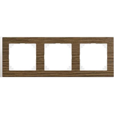 Merten M-Pure Decor-Rahmen - 3-fach Eiche/aktivweiß Merten M-Pure Decor-Rahmen - 3-fach Eiche/aktivweiß