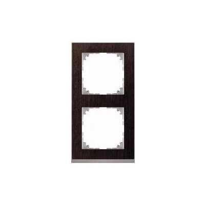 Merten Plaque Murale Wenge - Coque d'interrupteur en aluminium - Publicité Merten Plaque Murale Wenge - Coque d'interrupteur en aluminium - Publicité