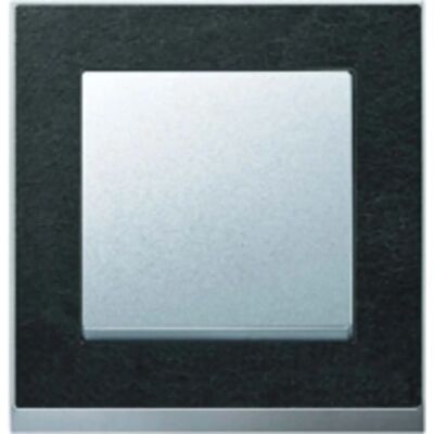 Merten M-pure Decor - Schiefer / aluminium - Electrical Frame Merten M-pure Decor - Schiefer / aluminium - Electrical Frame