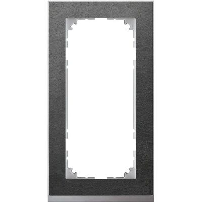 Merten MEG4025-3669 - Decor-Rahmen 2-fach Schiefer/aluminium Merten MEG4025-3669 - Decor-Rahmen 2-fach Schiefer/aluminium