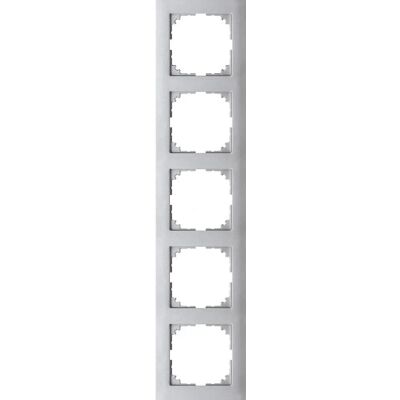 Merten Aluminium 5-fach Schalterrahmen - Switch Frame Merten Aluminium 5-fach Schalterrahmen - Switch Frame