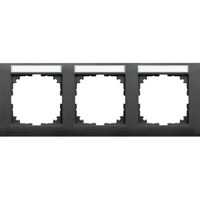 Merten M-Pure-Rahmen - 3 Module Schalterrahmen - Switch Frame Merten M-Pure-Rahmen - 3 Module Schalterrahmen - Switch Frame