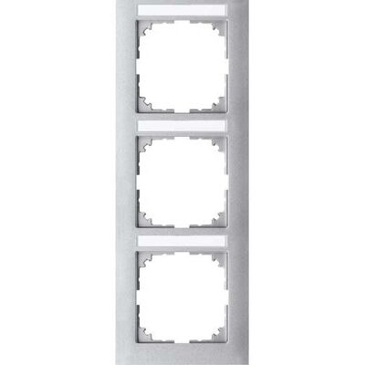 Merten M-Pure-Rahmen - Rahmen 3-fach Aluminium Merten M-Pure-Rahmen - Rahmen 3-fach Aluminium