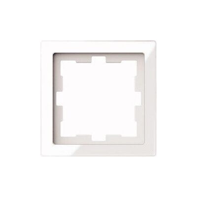 Merten White Glass Wall Plate - Wall Plate/ Switch Cover Merten White Glass Wall Plate - Wall Plate/ Switch Cover